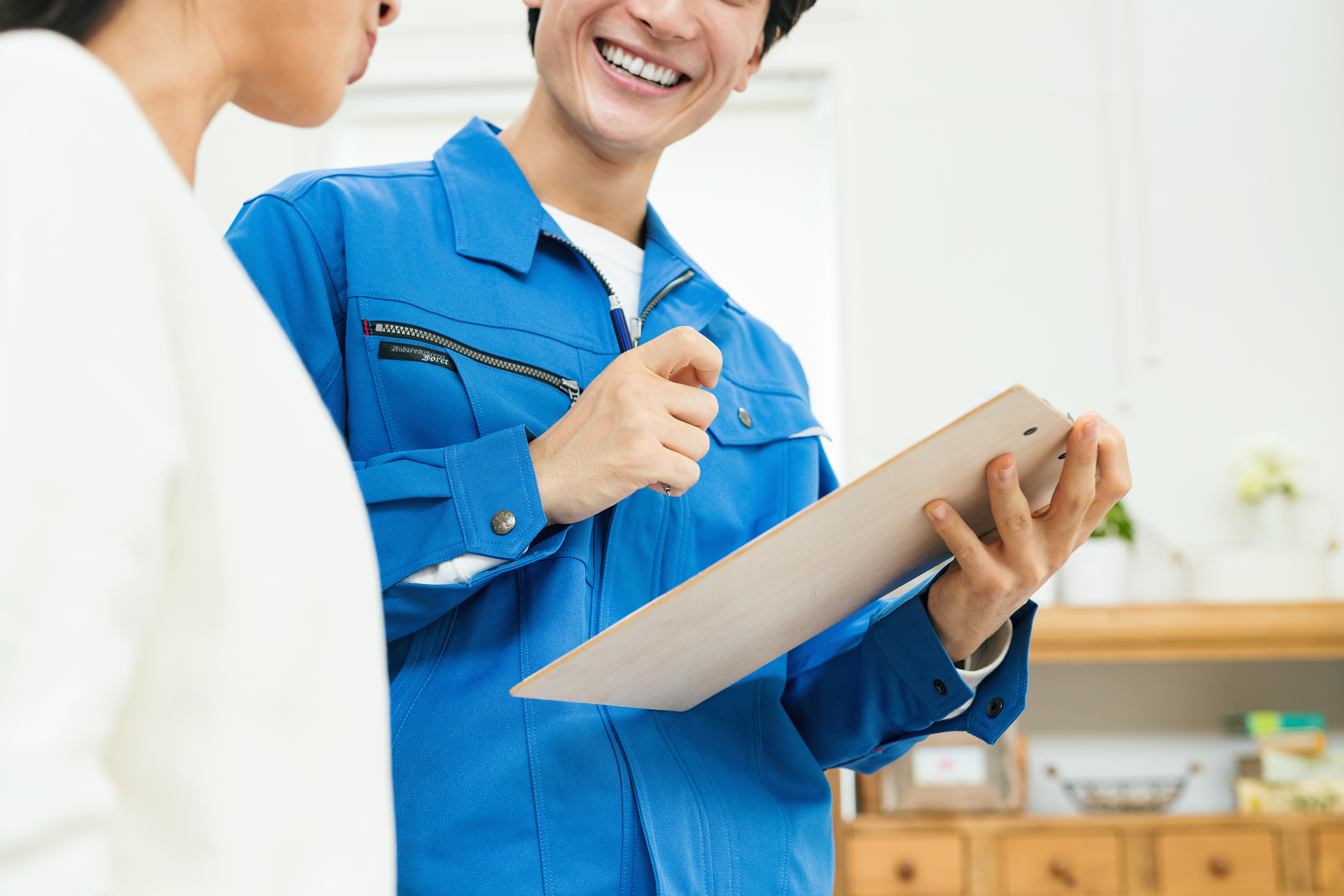 気軽に頼める無料対応実施!の写真